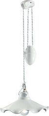 Lampadario-Classico-Belluno-Ottone-Satinato-E-Ceramica-Decorato-1-Luce-E27