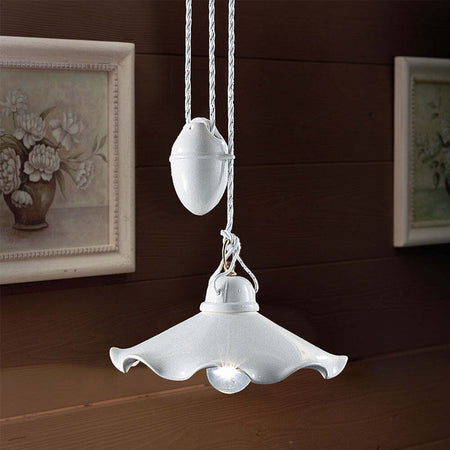 Lampadario-Classico-Belluno-Ottone-Satinato-E-Ceramica-Decorato-1-Luce-E27