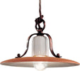 Lampadario-Classico-Bologna-Metallo-E-Ceramica-Nero-Sfumato-Rame-24Cm-1-Luce-E27