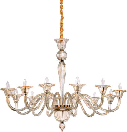 Lampadario-Classico-Brigitta-Vetro-Ambra-12-Luci-E14