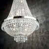 Lampadario-Classico-Caesar-Metallo-Cristallo-Cromo-6-Luci-G9-3W-3000K-Luce-Calda