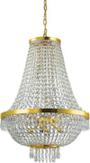 Lampadario-Classico-Caesar-Metallo-Cristallo-Oro-12-Luci-G9-3W-3000K-Luce-Calda