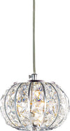 Lampadario-Classico-Calypso-Metallo-Cristallo-Cromo-1-Luce-G9-3W-3000K