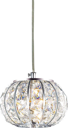 Lampadario-Classico-Calypso-Metallo-Cristallo-Cromo-1-Luce-G9-3W-3000K