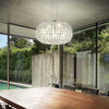 Lampadario-Classico-Calypso-Metallo-Cristallo-Cromo-5-Luci-E27