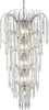 Lampadario-Classico-Cascata-Acciaio-Cromo-Cristallo-13-Luci-E14