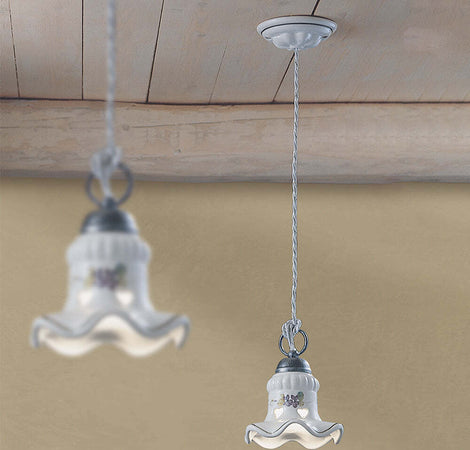 Lampadario-Classico-Chieti-Metallo-E-Ceramica-Nero-Sfumato-Argento-1-Luce-E14