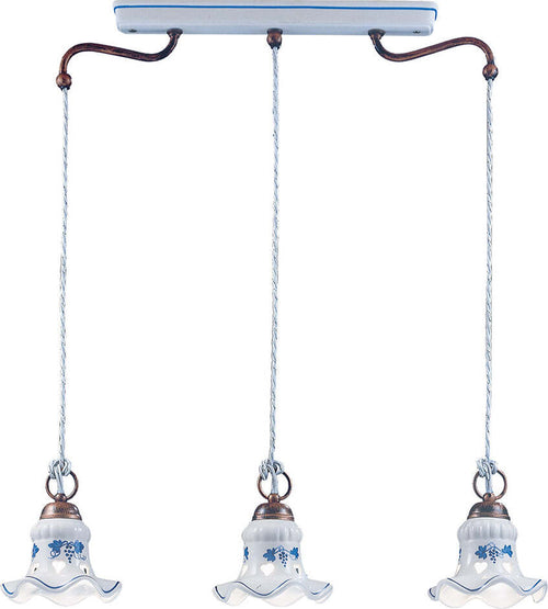 Lampadario-Classico-Chieti-Metallo-E-Ceramica-Nero-Sfumato-Argento-3-Luci-E14