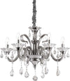 Lampadario-Classico-Colossal-Metallo-Cristallo-Trasparente-6-Luci-E14