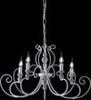 Lampadario-Classico-Contemporaneo-Shabby-Chic-Bianco-Vintage-5-Luci-Chimera