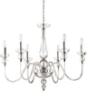 Lampadario-Classico-Doge-Vetro-Trasparente-6-Luci-E14