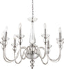 Lampadario-Classico-Doge-Vetro-Trasparente-9-Luci-E14