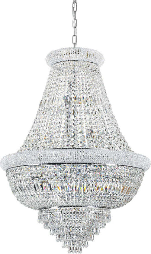 Lampadario-Classico-Dubai-Metallo-Cristallo-Cromo-24-Luci-E14