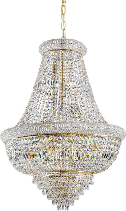 Lampadario-Classico-Dubai-Metallo-Cristallo-Ottone-24-Luci-E14
