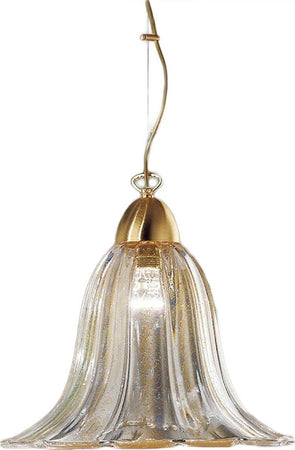 Lampadario-classico-Due-P-illuminazione-2321-S-E27-LED-vetro-soffiato-sospensione