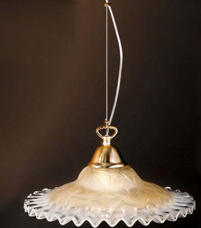 Lampadario-classico-Due-P-illuminazione-2577-SP-E27-LED-vetro-sospensione