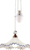 Lampadario-classico-Due-P-illuminazione-ANNA-SG-CP-E27-LED-metallo-ceramica-saliscendi