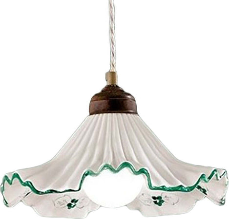 Lampadario-classico-Due-P-illuminazione-ANNA-SM-E27-LED-ceramica-sospensione