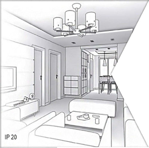 Lampadario-classico-Due-P-illuminazione-ANNA-SM-E27-LED-ceramica-sospensione