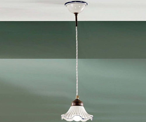 Lampadario-classico-Due-P-illuminazione-ANNA-SP-E27-LED-ceramica-sospensione