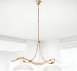Lampadario-classico-Due-P-illuminazione-YOKE-2712-S2-E27-LED-avorio-vetro-bilanciere