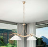 Lampadario-classico-Due-P-illuminazione-YOKE-2712-S2-E27-LED-avorio-vetro-bilanciere