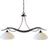 Lampadario-classico-Due-P-illuminazione-YOKE-2712-S2-E27-LED-testa-moro-vetro-bilanciere-lampada-soffitto