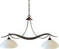 Lampadario-classico-Due-P-illuminazione-YOKE-2712-S2-E27-LED-testa-moro-vetro-bilanciere-lampada-soffitto