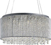 Lampadario-Classico-Elisa-I-Acciaio-Cromo-Vetro-Trasparente-8-Luci-G9
