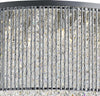 Lampadario-Classico-Elisa-I-Acciaio-Cromo-Vetro-Trasparente-8-Luci-G9