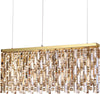Lampadario-Classico-Elisir-Metallo-Cristallo-Ottone-6-Luci-G9-3W-3000K