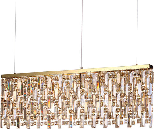 Lampadario-Classico-Elisir-Metallo-Cristallo-Ottone-8-Luci-G9-3W-3000K