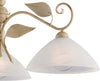 Lampadario-Classico-Esse-3-Luci-Ferro-Battuto-E-Vetro-Avorio-E-Oro