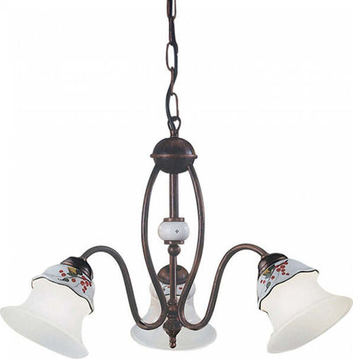 Lampadario-Classico-Ferrara-Metallo-E-Ceramica-Nero-Sfumato-Rame-3-Luci-E14