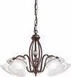 Lampadario-Classico-Ferrara-Metallo-E-Ceramica-Nero-Sfumato-Rame-5-Luci-E14