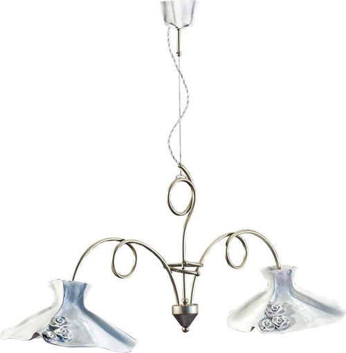 Lampadario-classico-Ferroluce-LECCO-C1296-E27-LED-ceramica-bilanciere