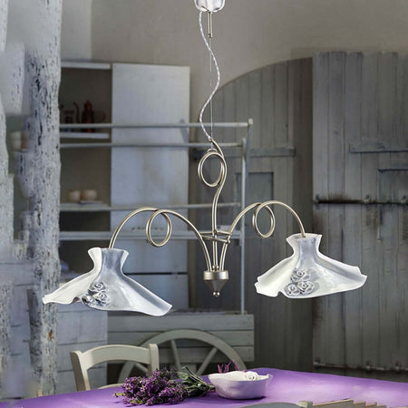 Lampadario-classico-Ferroluce-LECCO-C1296-E27-LED-ceramica-bilanciere