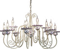 Lampadario-classico-Ferroluce-SANREMO-C410-12-E14-LED-ceramica-lampada-sospensione