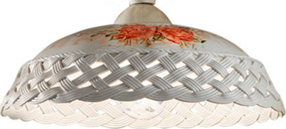 Lampadario-classico-Ferroluce-VERONA-C971-BL-E27-LED-ceramica-bilanciere