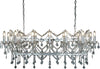 Lampadario-Classico-Firenze-Acciaio-Cromo-Vetro-Bianco-14-Luci-E14