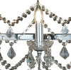 Lampadario-Classico-Firenze-Acciaio-Cromo-Vetro-Bianco-14-Luci-E14
