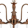 Lampadario-Classico-Fisher-Man-Acciaio-Rame-Vetro-3-Luci-E27