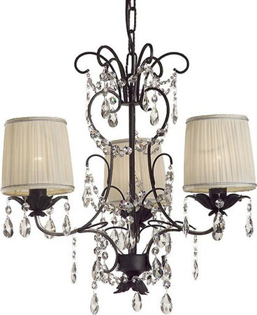 Lampadario-classico-Flami-LYRA-3940-3F-E14-LED-ferro-battuto-sospensione