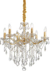 Lampadario-Classico-Florian-Metallo-Cristallo-Oro-6-Luci-E14