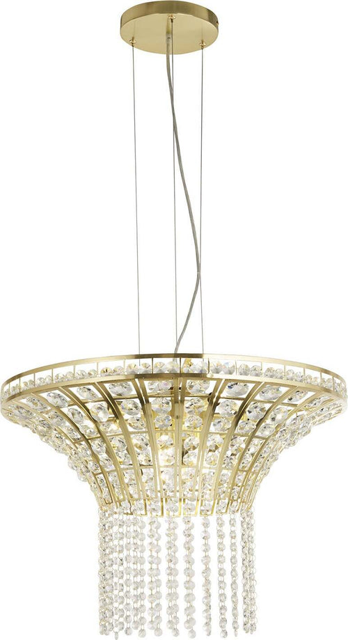 Lampadario-Classico-Gemma-Acciaio-Ottone-Cristallo-8-Luci-G9