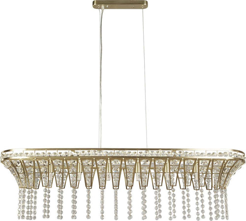 Lampadario-Classico-Gemma-Acciaio-Ottone-Vetro-8-Luci-G9