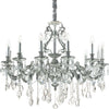 Lampadario-Classico-Gioconda-Metallo-Cristallo-Argento-12-Luci-E14