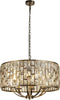 Lampadario-Classico-Gioiello-Acciaio-Ottone-Vetro-8-Luci-E14