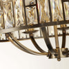 Lampadario-Classico-Gioiello-Acciaio-Ottone-Vetro-8-Luci-E14