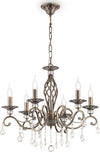 Lampadario-Classico-Grace-Metallo-Ottone-6-Luci